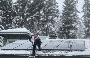 Installations in a Finnish winter